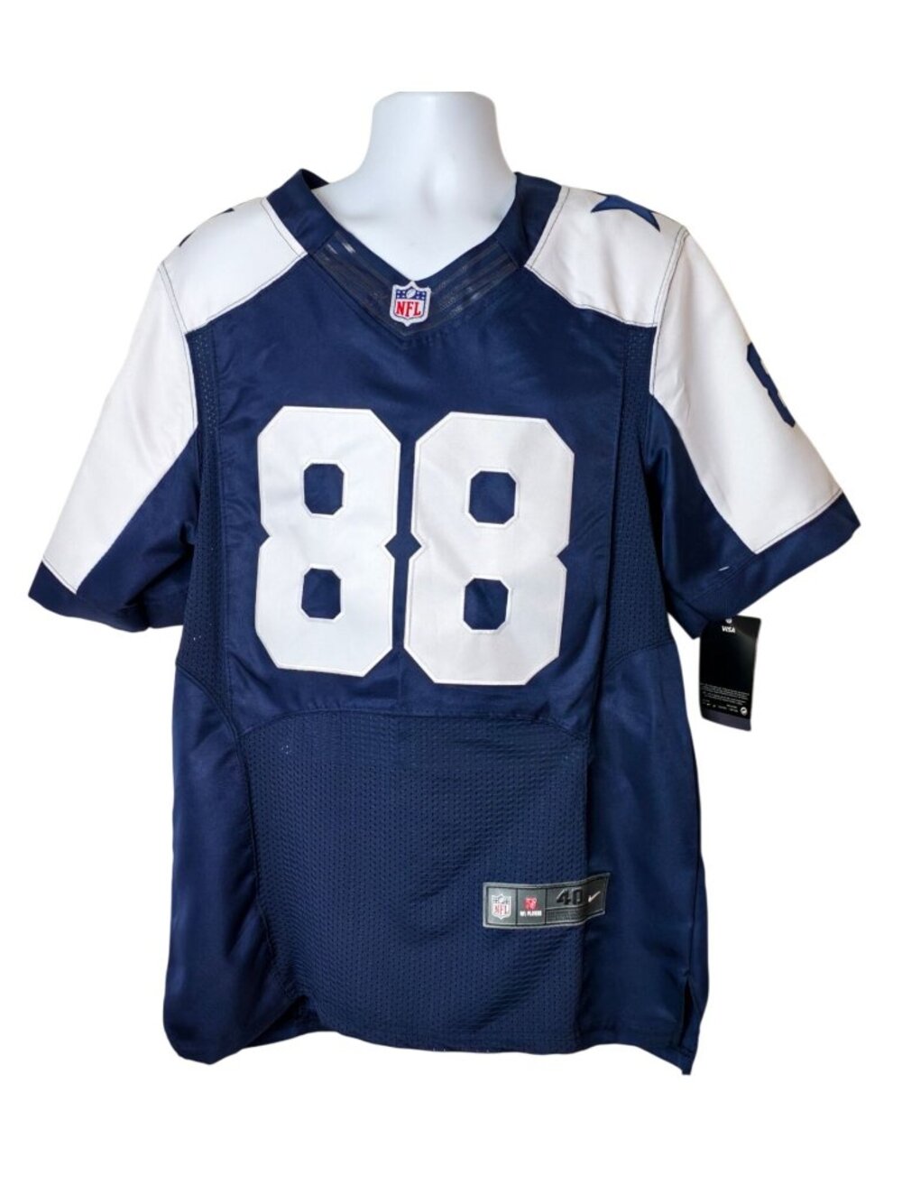 Nike Youth M NFL Dallas Cowboys Dez Bryant On Field Jersey #88 Navy/White